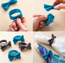 Image result for Bow Tie Napkin Rings