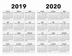 Image result for 2019 2020 2025 Calendar Printable