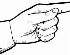 Image result for Clip Art Open Hand Pointing