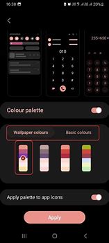 Image result for Samsung Color Palette