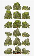 Image result for How to Draw Moss On a Rock