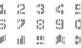 Image result for House Number Fonts