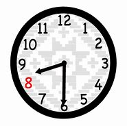 Image result for Eight Thirty On a Clock