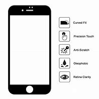 Image result for Black Screen Protector iPhone