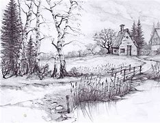 Image result for Hand Drawn Pencil Art of Nature