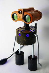 Image result for Found Objects Flashlight Robot