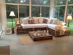 Image result for Indoor Furniture Made From Pallets