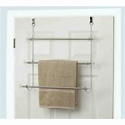 Image result for Over Door Towel Rack Bathroom