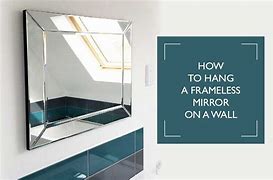 Image result for How to Hang Mirror On Wall