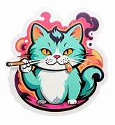Image result for Cat Smoking PNG
