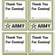 Image result for Millitary Thank You Card Ideas