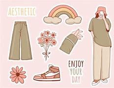 Image result for Aesthetic Drawings Stickers