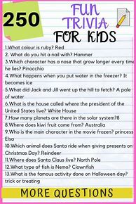 Image result for Fun Kids Qustion and Answer of the Day