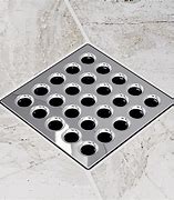 Image result for Chrome Shower Drain Cover