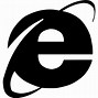 Image result for Internet Explorer Logo Black