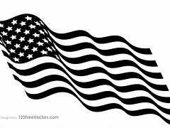 Image result for American Flag Black N White