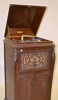 Image result for Silver Tone Phonograph Record Player Vintage