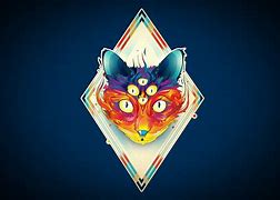 Image result for Trippy Cat High Wallpaper