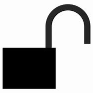 Image result for Unlocked Lock SVG