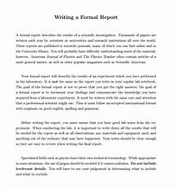 Image result for Simple Report Writing Sample Examples