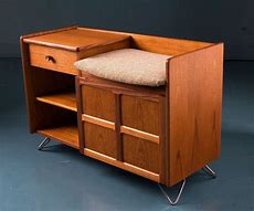 Image result for Mid Century Phone Table