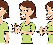 Image result for Dinner Time in Sign Language