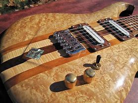 Image result for Wood Electric Guitar