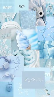 Image result for Kawaii Aesthetic Wallpaper Blue