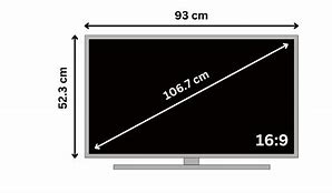 Image result for External Dim Size of 42 Inch TV