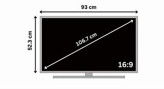 Image result for External Dim Size of 42 Inch TV
