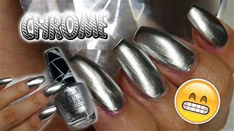 Image result for Mirror Effect Chrome Nail Polish