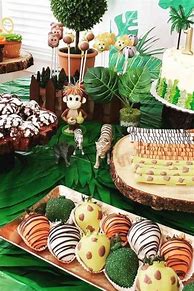 Image result for Jungle Theme Baby Shower Food