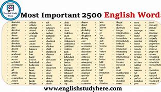 Image result for Important Words Meaning