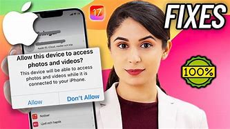 Image result for iPhone Screen Stuck On Allow This Device