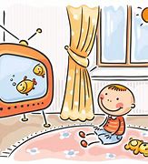 Image result for Children Watching TV Clip Art
