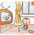 Image result for TV Time Clip Art