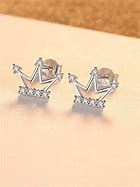 Image result for crowns studs earring