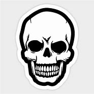 Image result for Skull Stickers with White Background