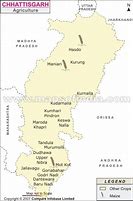 Image result for Agriculture Map Chhattisgarh