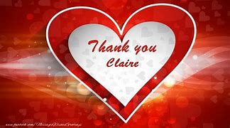Image result for Thanks Claire
