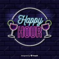 Image result for Happy Hour Neon Sign