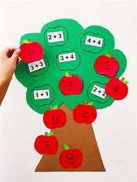 Image result for Math Apple Activity for Kindergarten