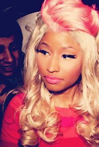 Image result for Nicki Minaj Pink Hair and Hat