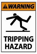 Image result for Trip Hazard Icon