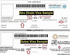 Image result for Visa Card Number in Dubai