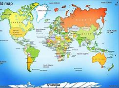 Image result for Printable World Map Countries