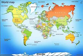Image result for Basic World Map with Countries