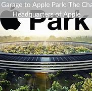 Image result for Apple Garage vs Apple Park