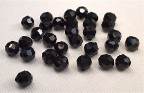 Image result for Black Plastic Beads