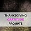 Image result for Prompts for Gratitude